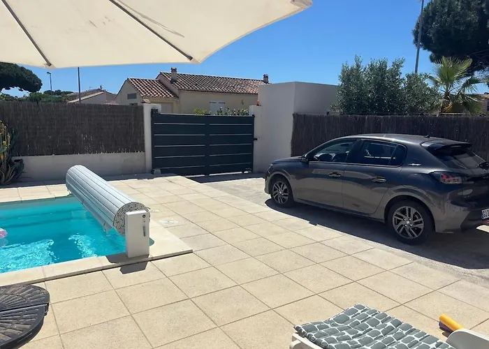 Nyaraló Contemporaine A 2 Pas De La Avec Piscine Privee Sainte-Marie-la-Mer